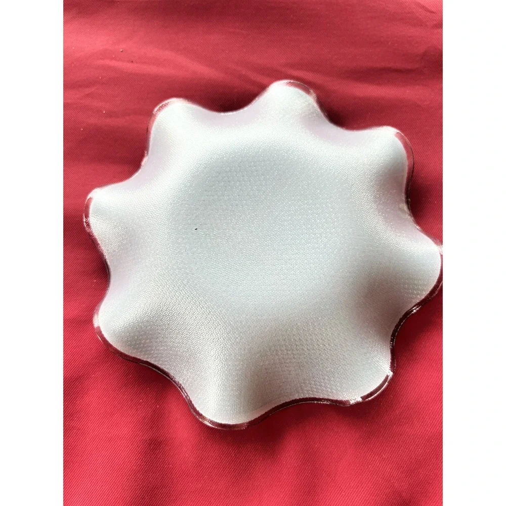 Vintage‎ Walt Disney World Magic Kingdom Fluted Glass Ashtray Candy Dish
